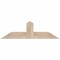 Ekena Millwork Portland Smooth Timber Gable Bracket, Douglas Fir, 48"W x 14"H x 5 1/2"D x 5 1/2"F, 7/12 Pitch GBW048X14X0606POR00SDF - alternate 1